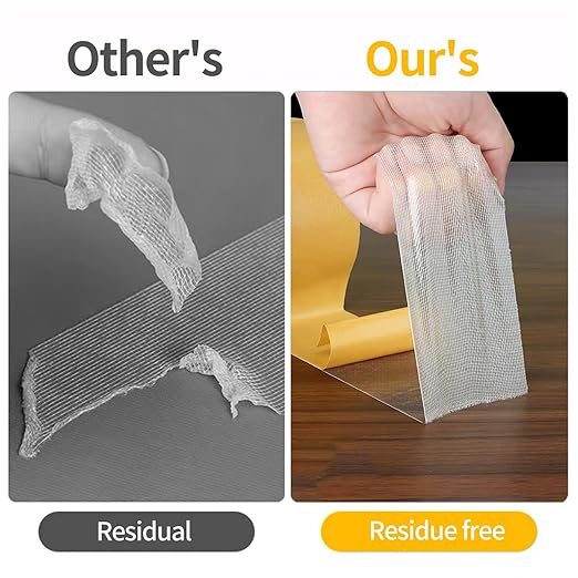 KAIYUER 3 Pack Double Sided Fabric Tape Heavy Duty,1 Inch Wide,Strong Double Sided Tape for Clothes,Crafts,Walls and Woodworker,No Glue Residue High Stickness Mounting Tape,Total Length 198 feet