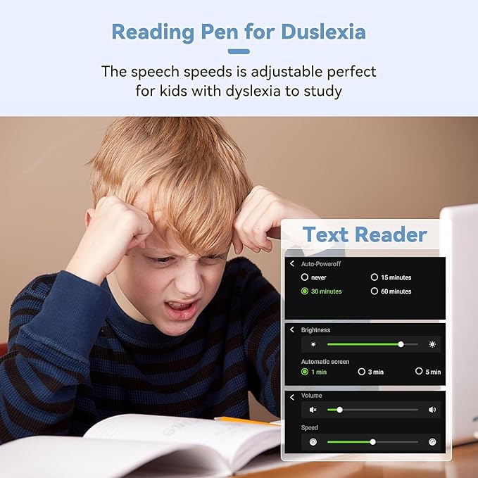 X5 Pro Translation Pen Scanner, Reader Pen Text to Speech Device for Dyslexia Pen 112 Language Translator Pen Scanner