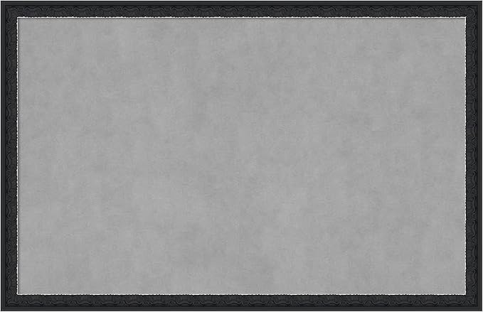 Amanti Art Black Framed Magnetic Board 22x34 Large Vision Board for use with Magnets, 100% Metal Sheet to Display Items as Office Decor or for Home Organization in mudroom, Kitchen or Kids Room