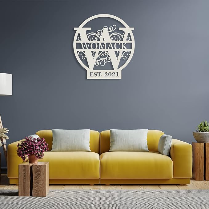 Metal Name Signs Personalized,Custom Name Signs, Custom Family Name Sign, Last Name Sign, Established Family Signs,Family Name Sign,Family Sign For Wall, Metal Wall Decor, Personalized Wedding Gift