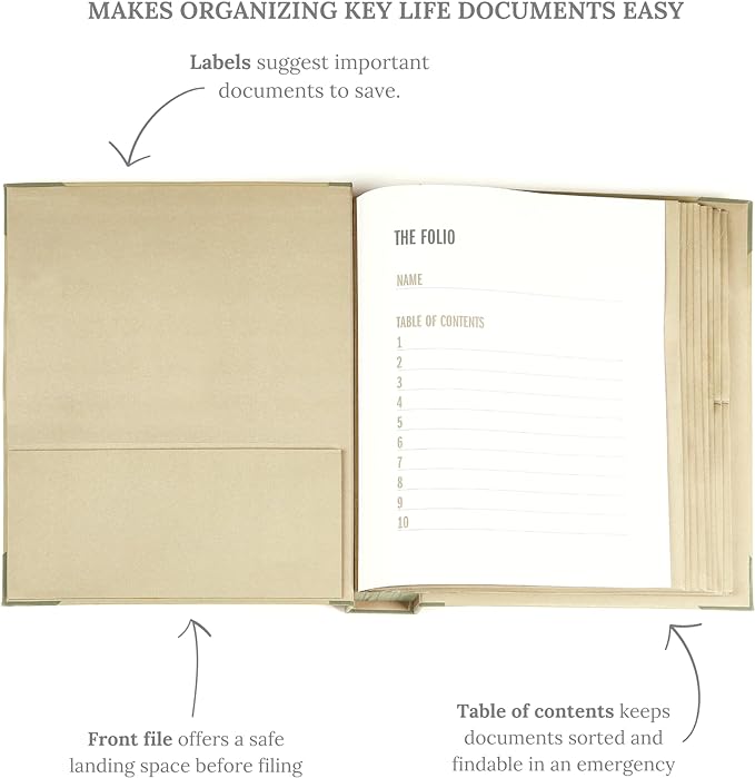 Savor | 2025 Edition in Case Go Missing™ Binder | Viral TikTok Folio for True-Crime Fans to Record Personal Info, Estate Planning & Emergency Preparation
