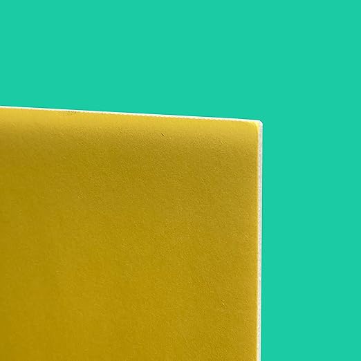 Flipside Products 36” x 48” Foam Project Boards for Presentations, Science Fair, School Projects, Event Displays and Trifold Picture Board - Yellow - 3 Pack