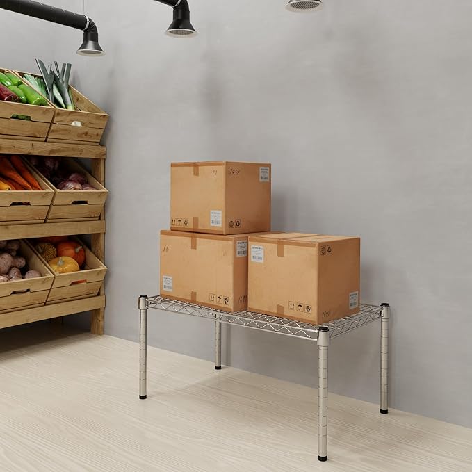 Regal Altair 18" Deep x 30" Wide x 14" Height Wire Shelving Kit | 1-Tier | NSF Commercial Storage Rack Unit