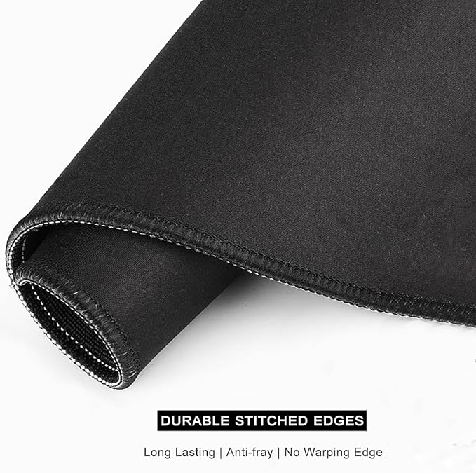 Auhoahsil Beige Mouse Pad, 12 x 10 Inch Square Mousepad, 3mm Thick Rubber Mouse Mat with Pretty Design, Premium-Textured Non-Slip for Gaming Work Office Wireless Mouse Men Women