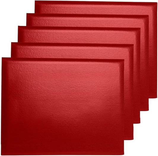 Diploma Cover 8.5” x11” Diploma Holder of Graduation Leatherette Padded Certificate（Tent Style),5-Pack