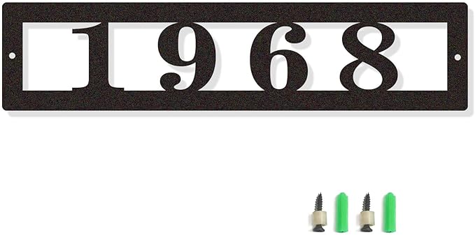 Personalized Horizontal House Numbers for Outside, house numbers for outside modern ，Personalized Address Numbers, Custom House Numbers, Personalized Outdoor Metal Address Sign
