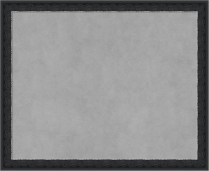 Amanti Art Black Framed Magnetic Board 18x22 Small Vision Board for use with Magnets, 100% Metal Sheet to Display Items as Office Decor or for Home Organization in mudroom, Kitchen or Kids Room