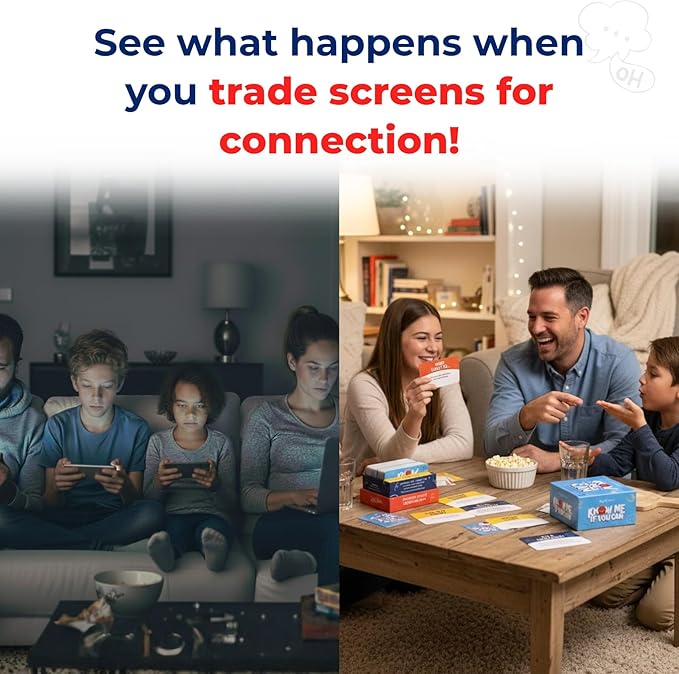 Big Life Journal - Know Me If You Can Connection Game, Fun Family Game for Kids, Teens & Adults, 160 Cards to Spark Conversation, Gratitude, Build Emotional Intelligence & Create Lasting Memories