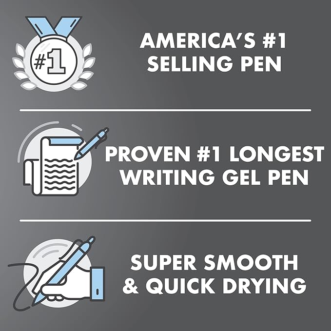 Pilot, G2 Edge Premium Gel Roller Pens, Fine Point 0.7 mm, Gel Pens Black Ink, Pack of 12 - Ideal for School, Journaling & Office Writing