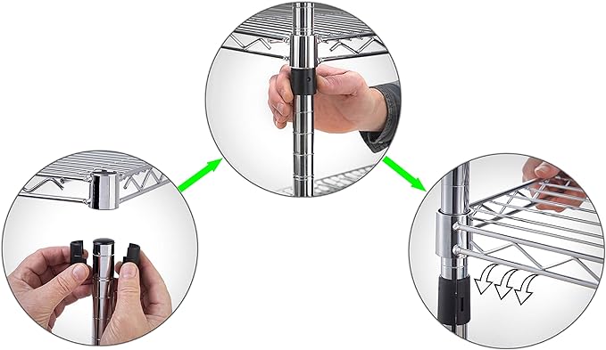 Regal Altair 21" Deep x 48" Wide x 14" Height Wire Shelving Kit | 2-Tier | NSF Commercial Storage Rack Unit