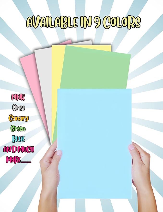 Limited Papers (TM) Colored Copy Paper – 24lb/60lb Text, 90 gsm, 11"x17", Tabloid Size, 500 Sheets Per Ream. (500, Canary)