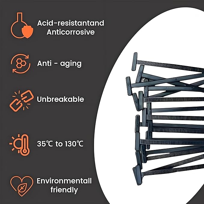 200 Pcs Nylon Universal Cable Tie Buckle with PP Storage Box - Multifunctional Zip Ties with Pin & Button, UV Resistant Fasteners for Car Repair, Bumper & Fender Clips (150PCS)