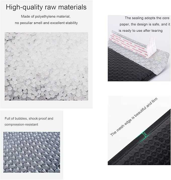 Shipping Bubble Mailers MEIANJU 11x9 inch Padded Poly Mailer Envelopes Small Packaging Mailing Bags Mail Packing Business Supplies,lake blue-25PCS