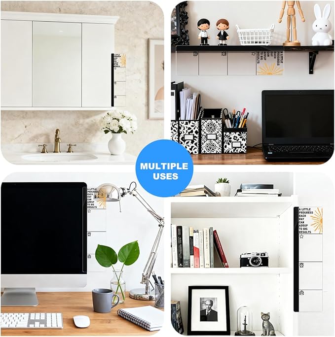 Computer Monitor Memo Board A Little Progress Each Day Can Add Up to Big Results Logo Decor Monitor Message Board Sticky Notes for Send Family Members Office Friends and Colleagues Gifts