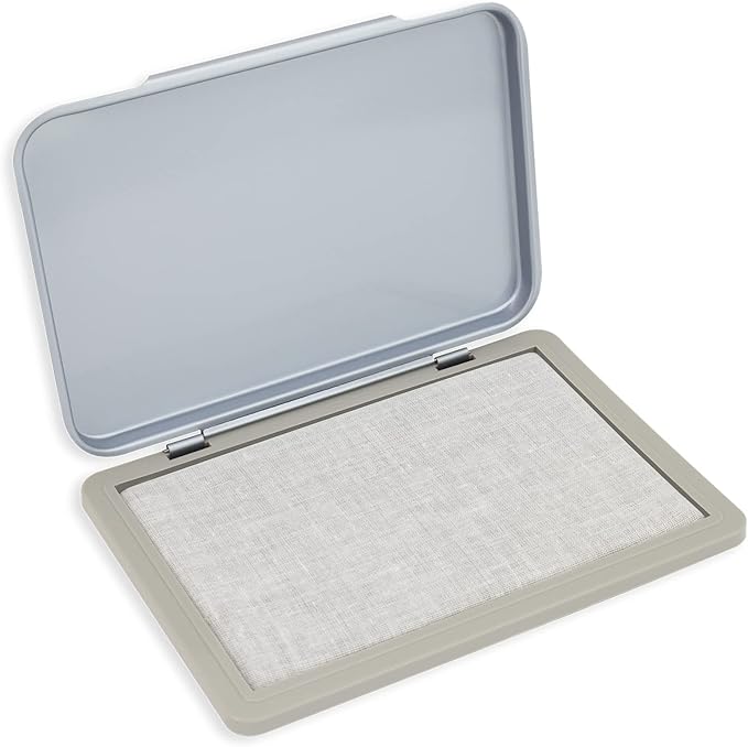 Metal Case Stamp Pad Medium Size, Dry - Size: 3" x 4" - Choose from 15 Ink Colors