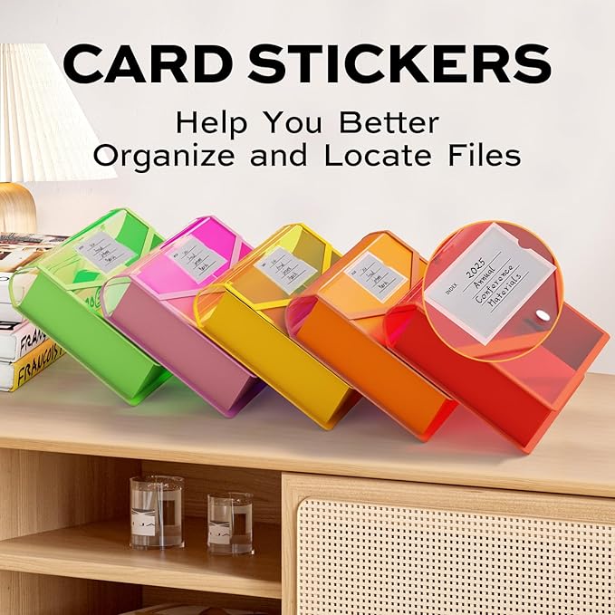 Deli 10 Pack Plastic Expanding File Folder, Folders for Documents with Snap Closure, Colorful File Folder Organizer, Transparent Accordion File Organizer, Large Capacity, Fit Legal/B4 Size, 9 Colors