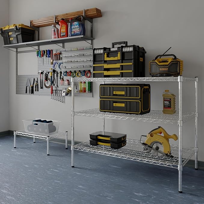 Regal Altair 24" Deep x 42" Wide x 34" Height Wire Shelving Kit | 3-Tier | NSF Commercial Storage Rack Unit
