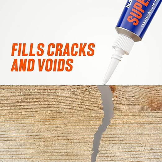 Professional Grade Cyanoacrylate (CA) Super Glue by Glue Masters with Variable Viscosity Adhesive for Plastic, Wood & DIY Crafts (20GR Gel)