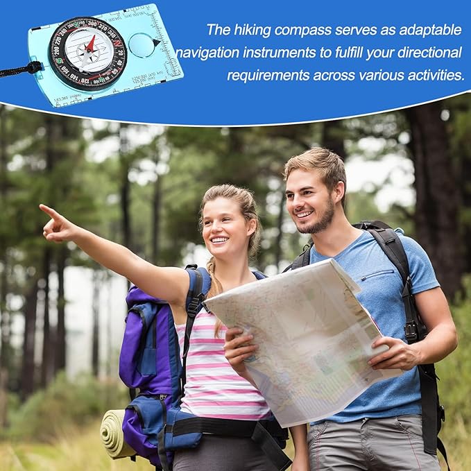 PATIKIL Orienteering Compass, Navigation Backpacking Compasses for Map