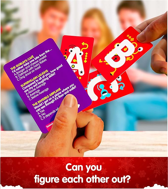 SUSSED The Wacky 'What Would You Do?' Card Game - Ages 8+, 2-8 Players - Kids Stocking Stuffer for Girls, Boys, Tweens - 15-30 Min Playtime - Purple Pack