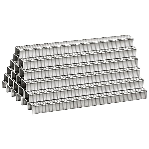 meite T-50 Stainless Steel Staples Marine, 5/16 Inch Heavy Duty Staples for Staple Gun - 20 Gauge 3/8 Inch Crown T-50 Upholstery Staple for Salt Water, Marine Applications (5 Packs)