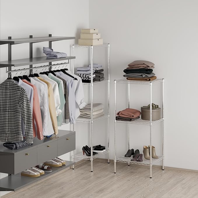 Regal Altair 21" Deep x 24" Wide x 54" Height Wire Shelving Kit | 3-Tier | NSF Commercial Storage Rack Unit