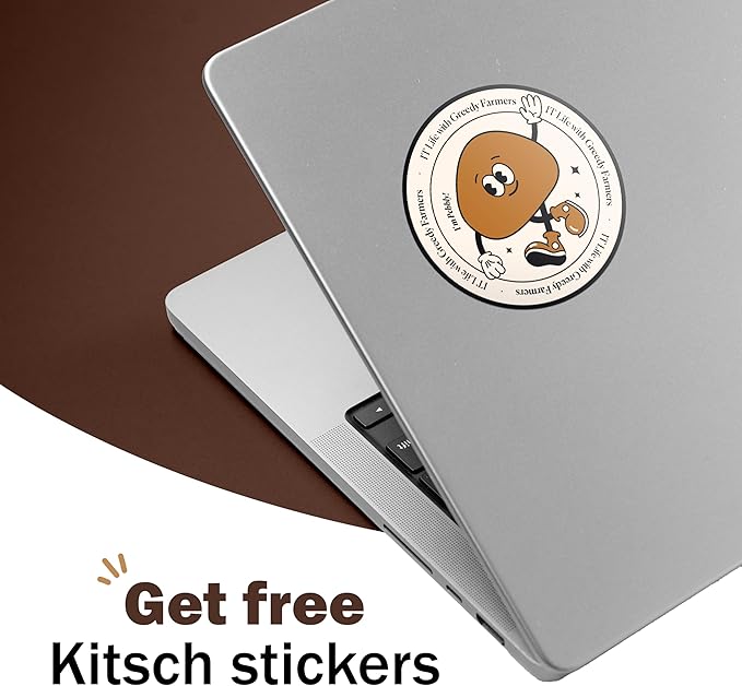 GREEDY FARMERS Mouse pad, Non-Slip Washable Waterproof Computer Mouse pad (Moroco Camel)