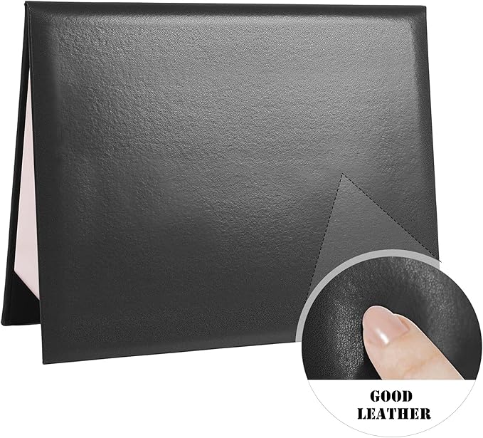 Diploma Cover 8.5” x11” Diploma Holder of Graduation Leatherette Padded Certificate（Tent Style),40-Pack