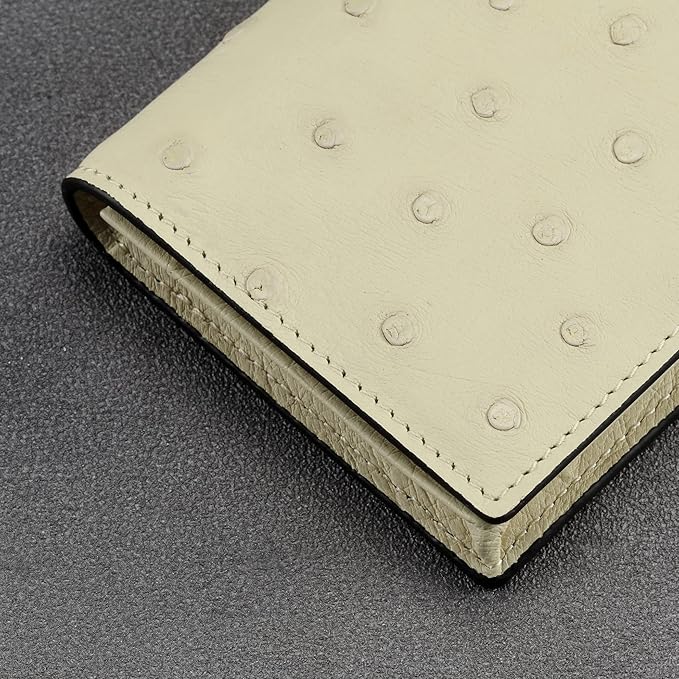 Leather Business Card Case Holder for Men & Women, Italian Calfskin
