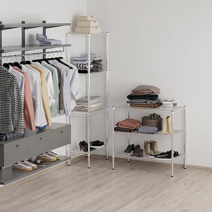 Regal Altair 21" Deep x 36" Wide x 34" Height Wire Shelving Kit | 3-Tier | NSF Commercial Storage Rack Unit