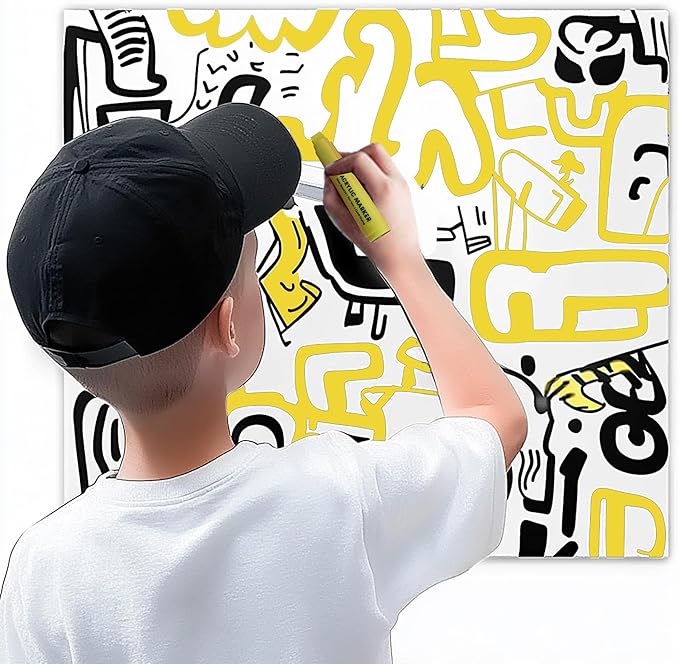BIGTHUMB 3 Pcs Yellow Jumbo Permanent Markers: 15mm Wide Tip Thick Acrylic Paint Pen Large Calligraphy Marker for Rock Painting, Poster, Sign, Canvas, Glass, Wood, Ceramic