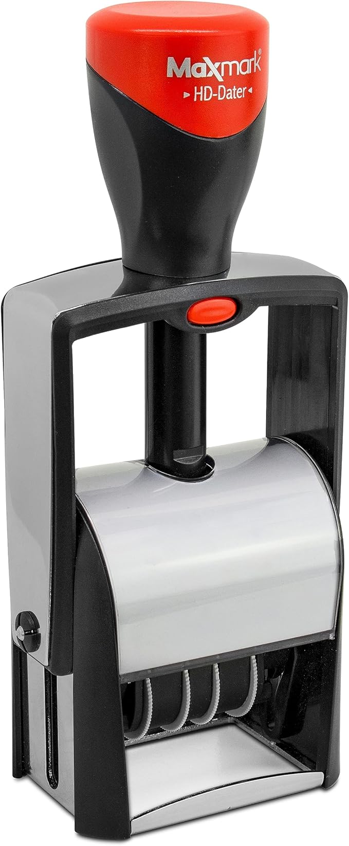 MaxMark Heavy Duty Self Inking Date Stamp with Phrase Received - Blue Ink