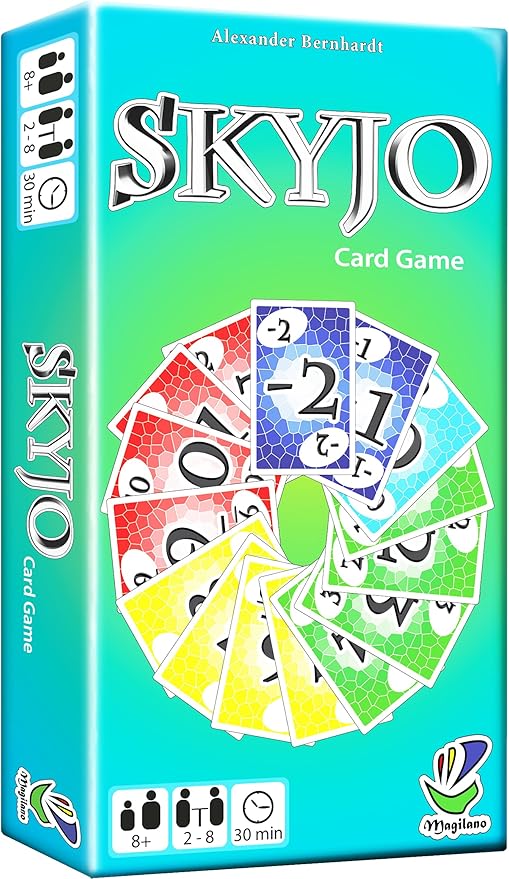 SKYJO, Fun Card Game for Young and Least Young, Fun Game Parties in The Circle of Friends and Family.