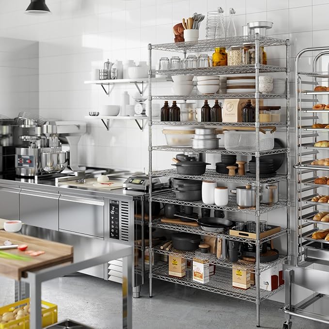 Regal Altair 21" Deep x 42" Wide x 86" Height Wire Shelving Kit | 10-Tier | NSF Commercial Storage Rack Unit