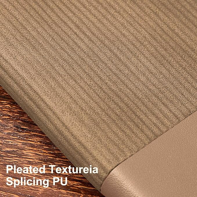 TSFPapier Lined Journal Notebook for Work College Ruled Note Book 5.79"x8.27" A5 PU Leather Daily Journaling 216 Pages for Women Men Writing Home School Supplies Business (Khaki 2pack)