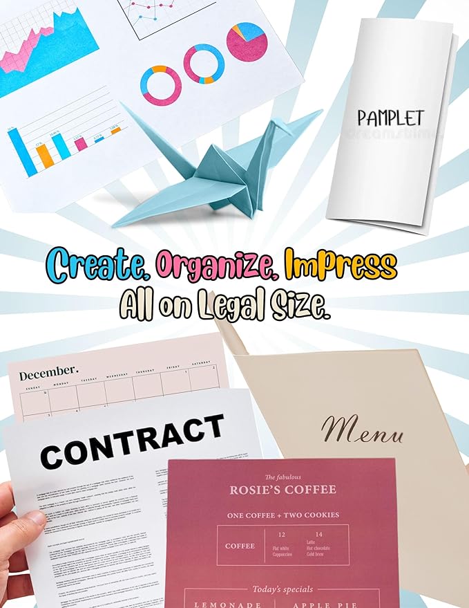 Limited Papers (TM) Colored Copy Paper – 24lb/60lb Text, 90 gsm, 11"x17", Tabloid Size, 500 Sheets Per Ream. (500, Blue)
