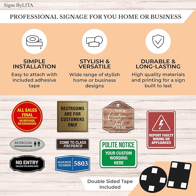 Standard Conference Room Sign - Lt Gray - Large 5 Pack