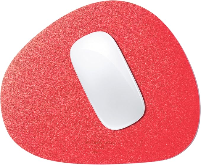 GREEDY FARMERS Mouse pad, Non-Slip Washable Waterproof Computer Mouse pad (Red Grapefruit Coral)