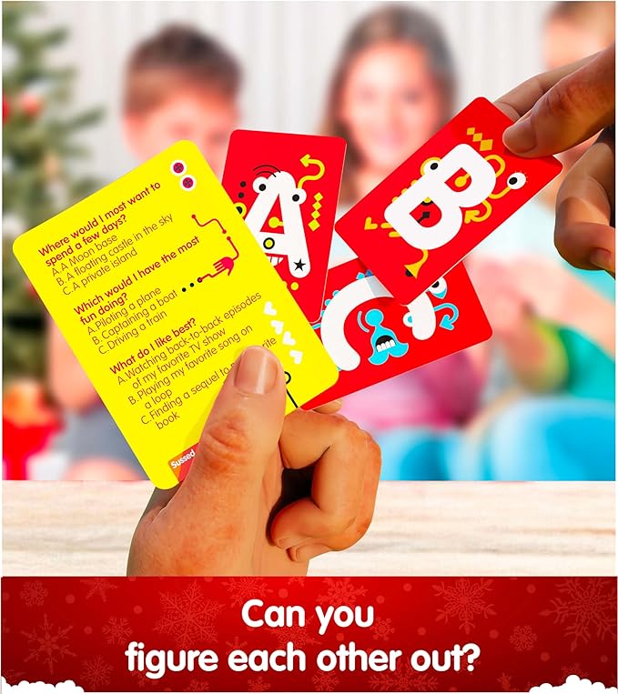 SUSSED The Wacky ‘What Would You Do?’ Social Card Game - Kids Stocking Stuffer & Family Travel Game for Boys & Girls - Fun & Easy to Play - All Ages 6 and Up - Hello Yellow Deck