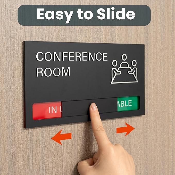 Mother's Room Sign - Nursing Room Sign, Do Not Disturb, In Use/Available Slider Indicator for Office Business, Breastfeeding Door Signs Protect Mothers' Privacy