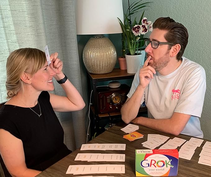 GROK Conversation Cards & Empathy Games - 20 Games to Teach Empathy, Emotional Intelligence, & SEL Skills for Families, Classrooms & Couples