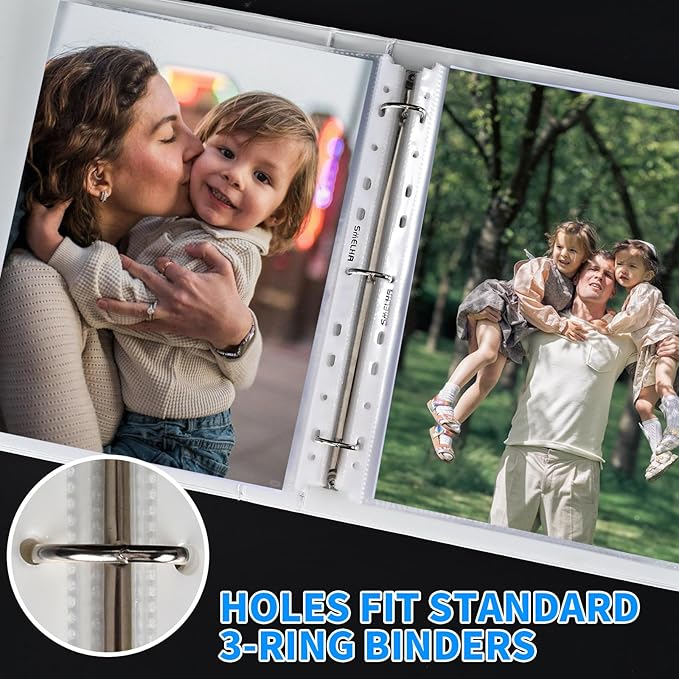 Sheet Protectors 600 Page,Page Protector 8.5" x 11" ，Upgraded Thick Material,for 3 Ring Binder, Top Loading Paper Protector with Reinforced Holes,Holds Multiple Sheets