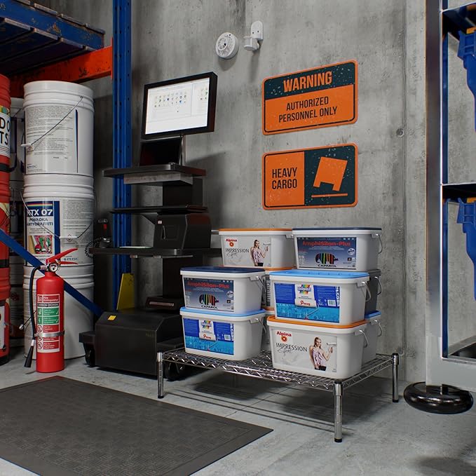 Regal Altair 24" Deep x 36" Wide x 8" Height Wire Shelving Kit | 1-Tier | NSF Commercial Storage Rack Unit