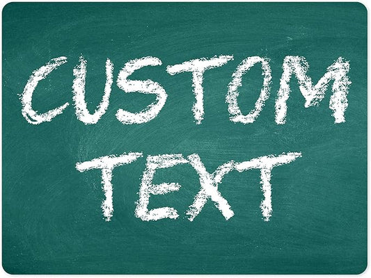 Custom Sign, Custom Street Sign, 11 Font Colors, 13 Font Styles, 4 Hole Options, 22 Sizes, 36x48 Inches, Rust Free DiBound, Fade Resistant, Made in USA by My Sign Center (Chalkboard Green)