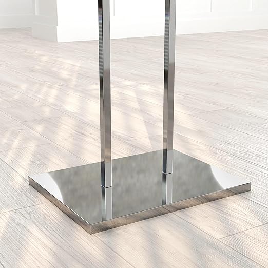 Econoco Bulletin Sign Holder, 22 x 28 Inch Frame, Extra Heavy Raised Base for Stability, Floor Standing Display Stand, Black