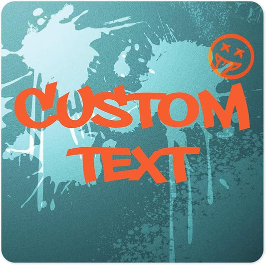Custom Sign, Custom Street Sign, 11 Font Colors, 13 Font Styles, 4 Hole Options, 22 Sizes, 24x24 Inches, Rust Free DiBound, Fade Resistant, Made in USA by My Sign Center (Graffiti)