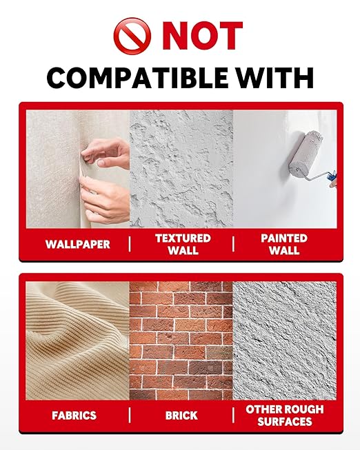 HitLights Double Sided Tape Heavy Duty, 1/2 in x 50 ft, Adhesive Mounting Tape Waterproof, Strong Double Stick Foam Tape for Walls Poster Automotive Outdoor Home (Pack of 1)