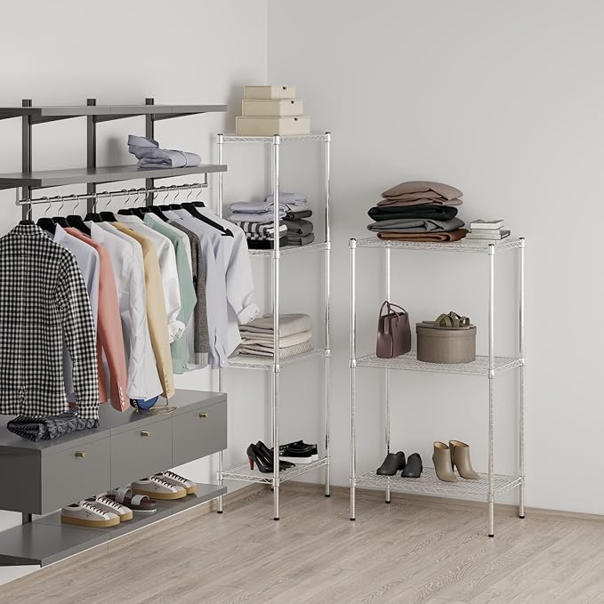 Regal Altair 18" Deep x 30" Wide x 54" Height Wire Shelving Kit | 3-Tier | NSF Commercial Storage Rack Unit