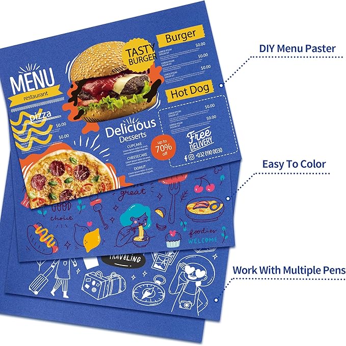 25 Sheets Navy Blue Cardstock - 8.5'' x 11'' Double-sided Cover Card Stock 92lb/250gsm Heavyweight Thick Paper for Art Crafts Scrapbooking DIY Cards Party Décor Invitations UAP13NB