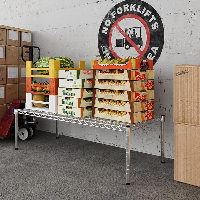 Regal Altair 21" Deep x 48" Wide x 14" Height Wire Shelving Kit | 1-Tier | NSF Commercial Storage Rack Unit